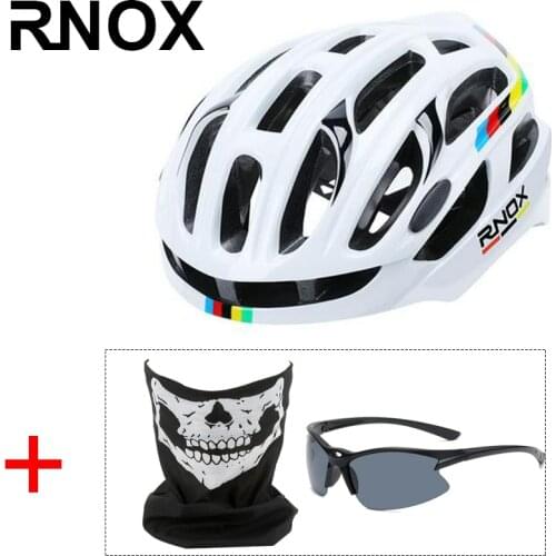 2021 Ultralight Cycling Safety Helmet Motorcycle Bicycle Sunglasses Mtb Bmx Helmet Sun Visor Mountain Road Bike Helmet Scarf