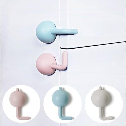 New Baby Safety Lock Anti-Pinch Hand Children Safety Cabinet Door Drawer Locks Multi-Functional Security Refrigerator Buckle