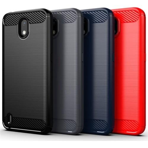 For Cover Nokia 1.3 Case For Nokia 1.3 Soft TPU Bumper Carbon Fiber Phone Case For Nokia 2.2 3.2 4.2 6.2 7.2 5.3 8.3 1.3 Fundas