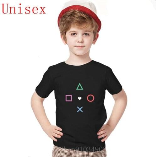 Harajuku kids clothes girls 8 to 12 Funny Anime T-shirt Retro Splash design PS gaming Vintage PS5 PS2 PS3 PS4 Game play station