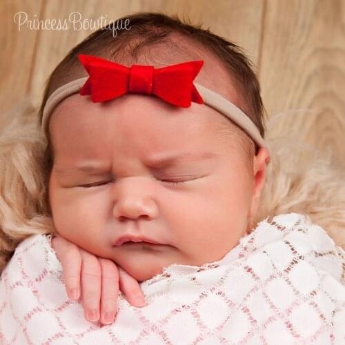 2021 New Style Nonwoven Small Bow Traceless Baby Hair Accessories Children Headband