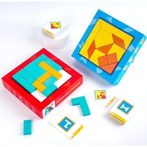 Children Puzzles for Babies Fun Geometric Figure Puzzle Inserting Various Figure Toy Puzzle Board