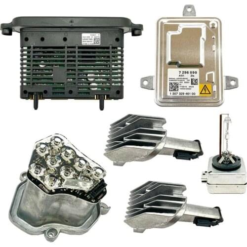 For 11-13 BMW 5 Series 528I 535I 550I Xenon Headlight Ballast D1S Bulb LED DRL Turn Signal Lights Diode Module Kit RH