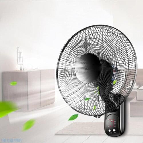 60W energy saving natural wind wall mounted electric fan remote control summer cooling fan