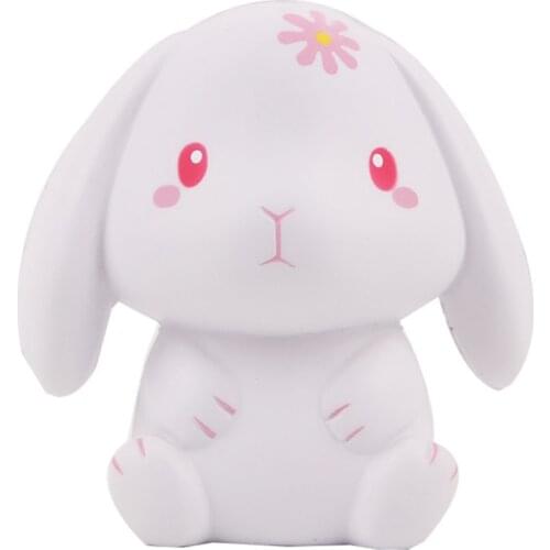 Kawaii Jumbo Rabbit Squishy Simulation Cream Scented Slow Rising Squishies Creative Soft Stress Relief Squeeze Toys 11x10 CM