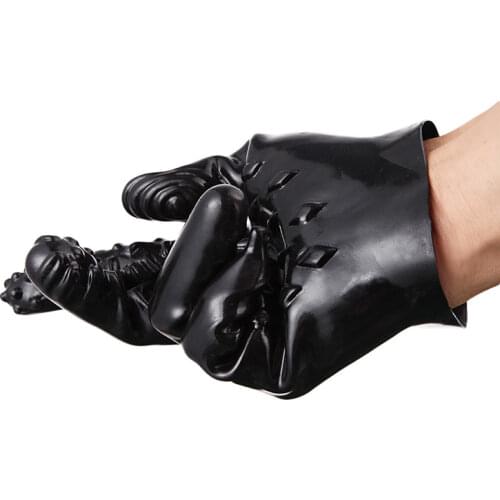 2021 New Product Bump Palm Flirting Massage Gloves Halloween Magic Gloves Adult Masturbation Rubber Sleeve SM Adult Sex Toy