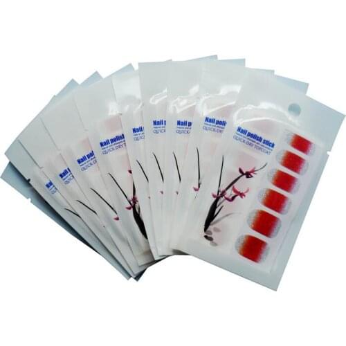 New Arrival Fashion 1 Sheet 3D Gradient Beauty DIY Design Nail Art Tips Full Nail Polish Sticker Manicure Decorations Nail Decal