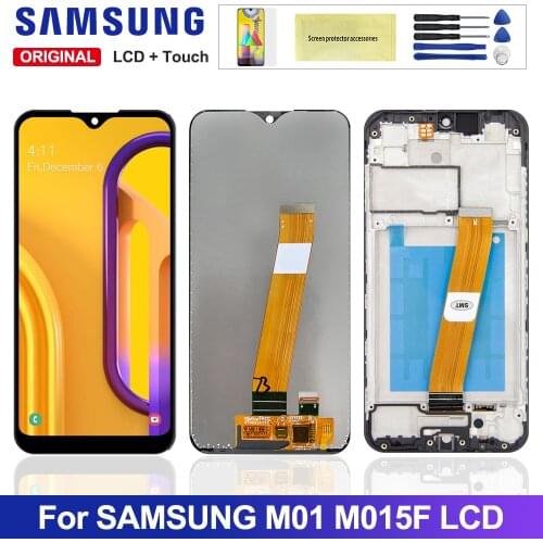 Original 5.7'' Display For Samsung Galaxy M01 M015F M015G M015DS LCD Display Touch Screen Digitizer Assembly For Samsung M015