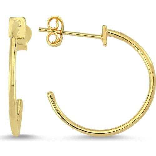 14k (585) Gold Hoop Earrings