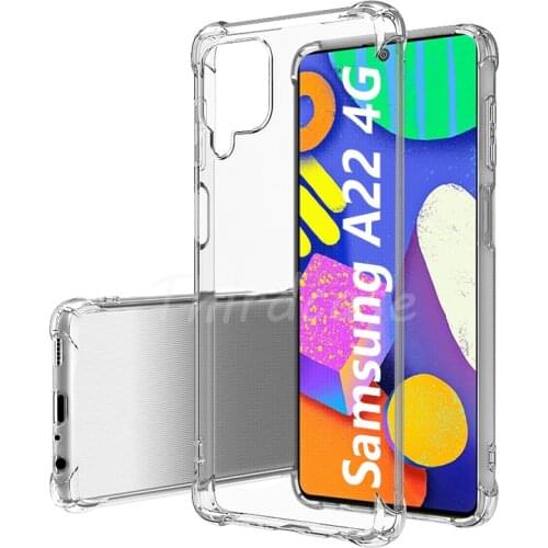Silicone Case on Samsung A12 A42 A51 A71 A52 A72 A20 A30S A50 Shockproof Cover Galaxy A02S A32 A01 A11 A21s A31 A41 A70 A40 Capa