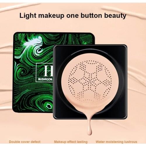 Mushroom Head BB Cream Concealer Waterproof Moisturizing Foundation Air-permeable Natural Air Cushion Foundation Cosmetic TSLM1