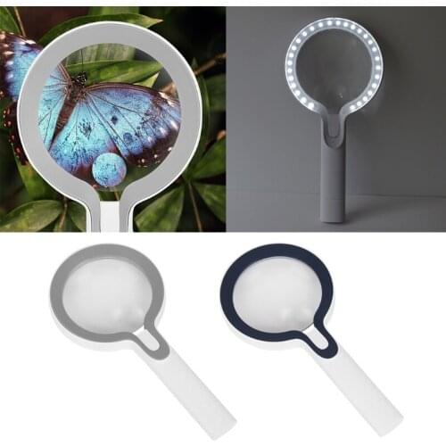 Magnifying Glass Wide Horizontal Lens( 5X 10X Magnification) for Macular Degeneration, Seniors Reading,Coins,etc