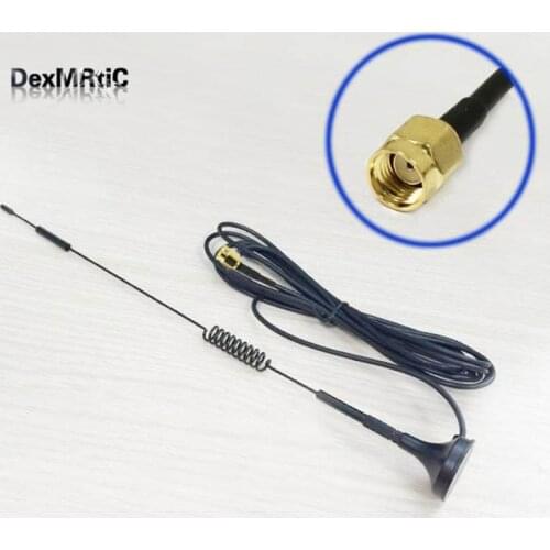 2.4GHz 7dBi High gain Omni WIFI Antenna Magnetic base 3M cable RPSMA male #1