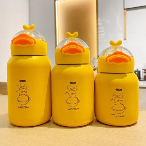350/500ml New Bottle Mug with Strainer Thermo Mug Thermos Cute Coffee Cup Stainles Steel Thermal Bottle Termos Travel bottle .L