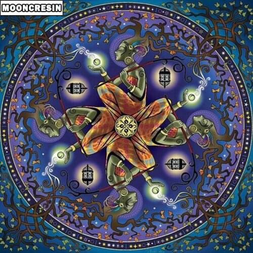 5D Diy Diamond Painting Mandala Coloring Zodiac Diamond Embroidery Full Square Drill Needlework Diy Craft Rhinestone Mosaic Kit