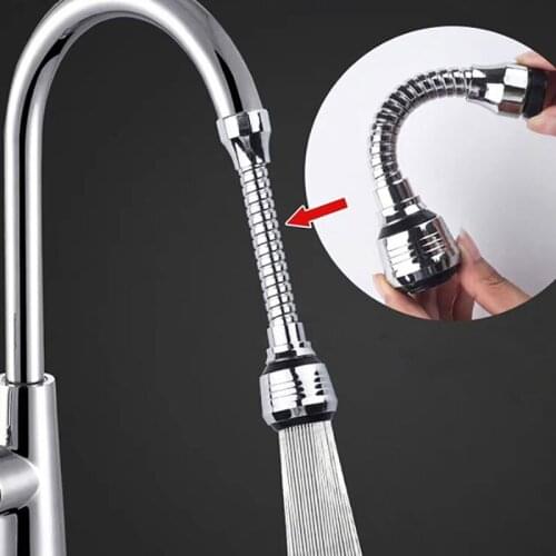 360 Degree Swivel Kitchen Faucet Aerator Adjustable Dual Mode Sprayer Filter Diffuser Water Saving Nozzle Faucet Connector