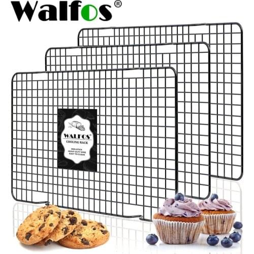 WALFOS Stainless Steel Nonstick Cooling Rack Cooling Grid Baking Tray For Biscuit/Cookie/Pie/Bread/Cake Baking Rack Hot Sale