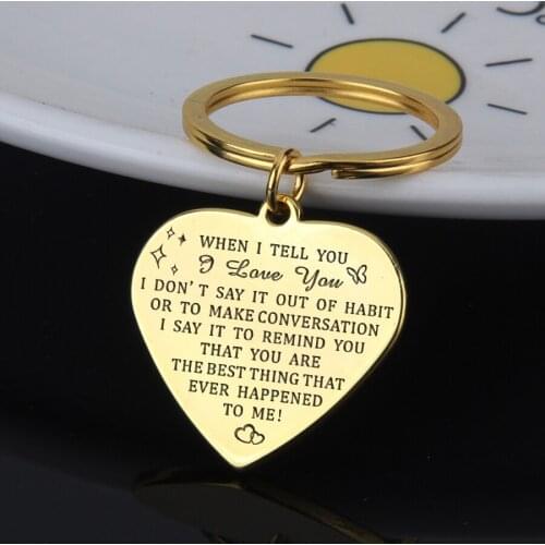Couple Birthday Surprise Keychain Gift :I Love You,I SAY IT TO REMIND YOU THAT YOU ARE THE BEST THING THAT EVER HAPPENED То ME