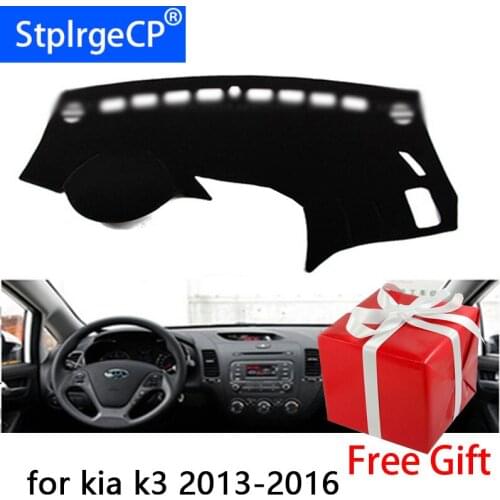 For Kia K3 K 3 2013 2014 2015 2016 2017 Right and Left Hand Drive Car Dashboard Covers Mat Shade Cushion Pad Carpets Accessories