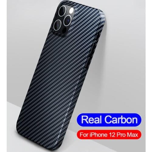 Pure Real Carbon Fiber Case For iPhone 12 11 Pro Max 12 mini Case Aramid Fiber Ultra Thin Shockproof Business Phone Cover