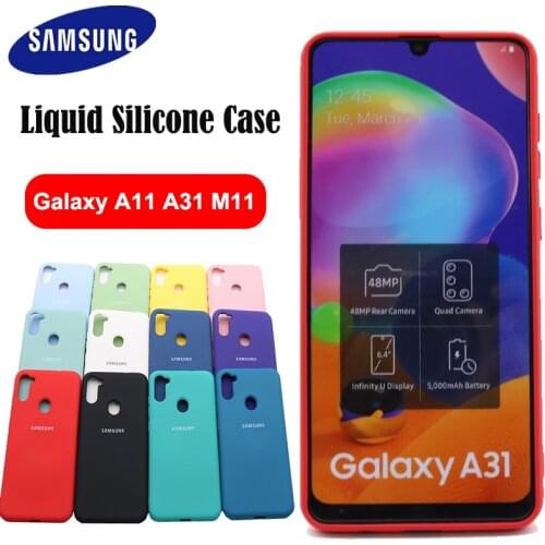 Samsung A31 Case Soft-Touch Liquid Silicone Back Case Silky For Samsung Galaxy A11 A31 M11 Protective Case A11 A31 Phone case