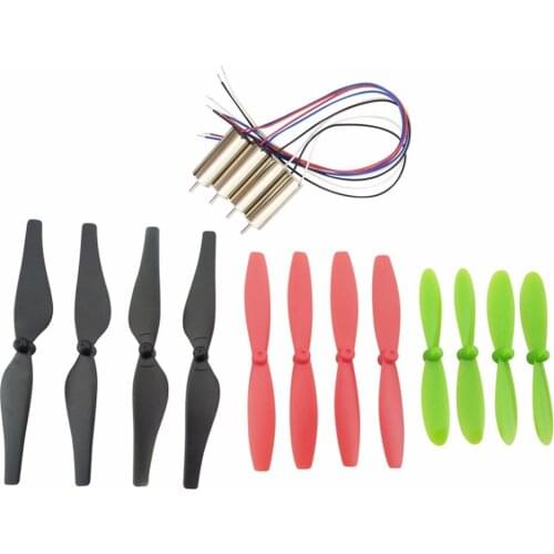 7.4V 8520 hollow cup motor four-axis aircraft motor equipped with propeller DIY drone motor with 3 blades air set aircraft model