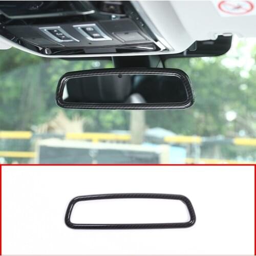 For Land Rover Discovery Sport For Range Rover Sport EVOQUE For Discovery ABS Carbon fiber interior mirror frame trim auto parts