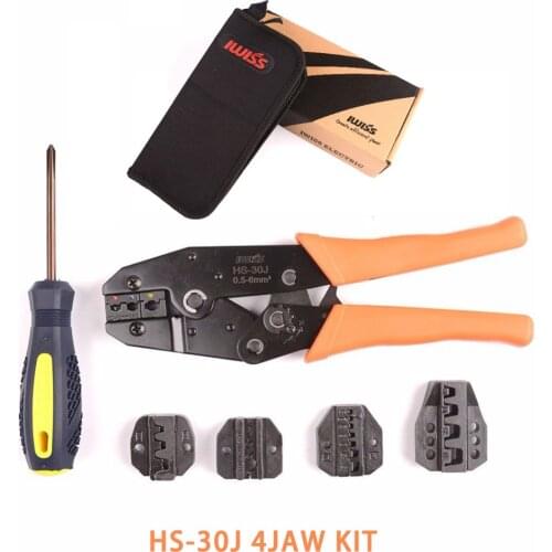 HS-30J 4JAWS for A03BC/A26TW/A10/A35WF mult tool ratchet crimper pliers Kits Wire Stripper Cable Cutters crimping tool