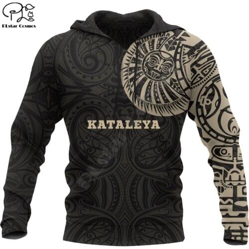 Warrior TattsKataleya 3d Printed hoodies Harajuku Fashion Casual Hooded Sweatshirt zip hoodies women for men dropshipping