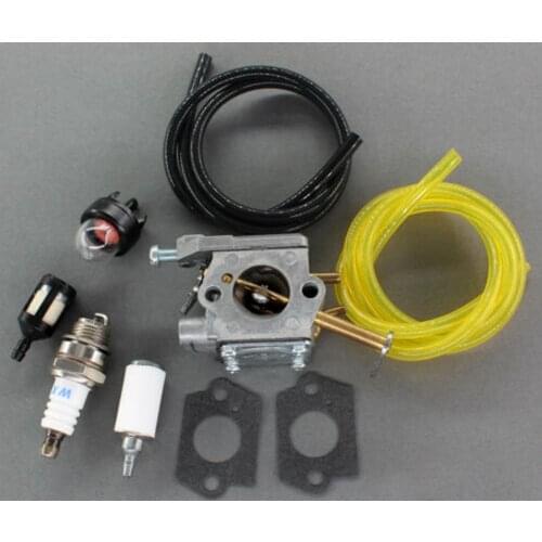 Oil Line Carburetor Kit For Homelite UT-10781 UT-10926 33cc Replace Ryobi RY74003D Homelite UT-10781 UT-10926 33cc Chainsawws