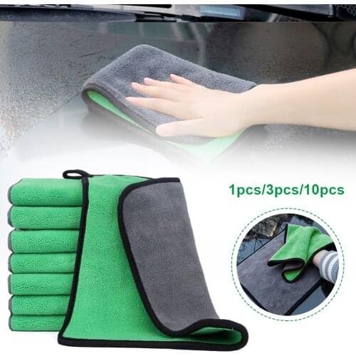 Microfiber Towel for Car Washing Quick Drying Super Absorbent Car Wash Towels Scratch Free Car Cleaning Towels