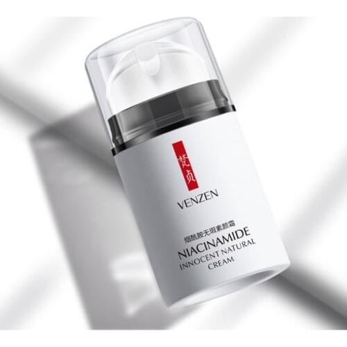 Face Nicotinamide Cream Moisturizing Shrinking Pores Brighten Skin Color Concealer Isolation Cream Face Skin Care