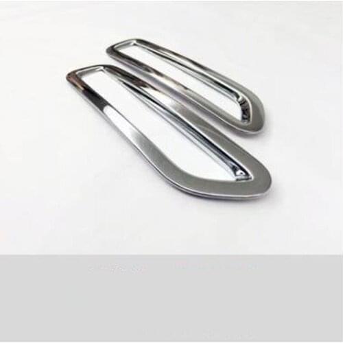 Brand New For Nissan Murano 2015 2PCS High Quality ABS Chrome Car Rear Headlight Fog Lamp Cover Trim Car Styling Accessories