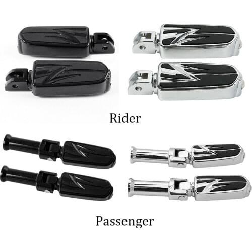 Motorcycle Passenger & Rider Foot pegs Pedal For Harley Softail Slim Heritage Classic Fat Bob Low Rider 2018-2020