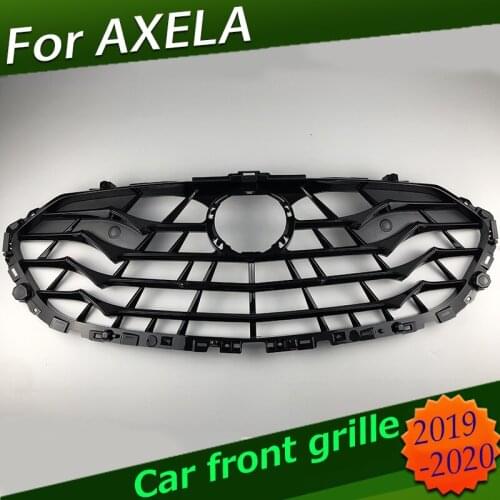 Radiator Bumper Grill For Mazda 3 AXELA 2018 2019 2020 Car Front Racing Grille Trim Racing Grills Grille around trim cover