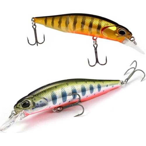 1Pcs Minnow Fishing Lure Wobblers 77mm 8.4g 3D Eyes Crankbait Sinking Artificial Plastic Hard Bait Bass Fishing Tackle
