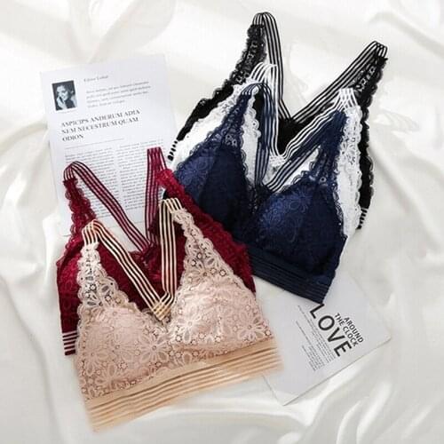 Sexy Women Seamless Bra Lingerie Floral Pattern Bras For Lady Lace Wireless Bra Seamless Sexy Bralette Push Up Underwear