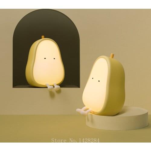 Xiaomi MUID Silicone Night Light Rechargeable Kids Baby Bedroom Sleeping Desktop Bedside Lamp