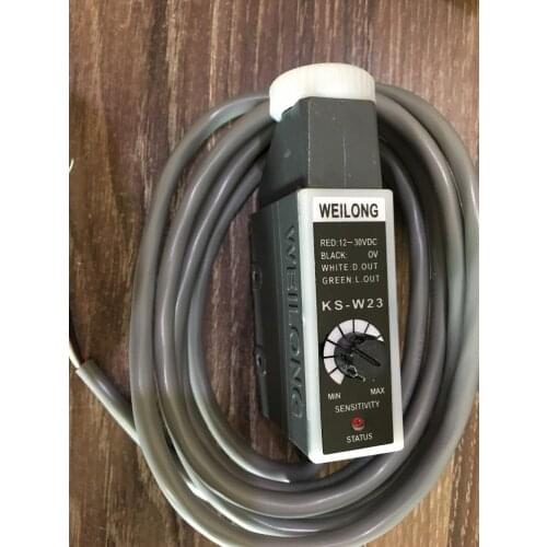 Weilong bag Making Machine color sensor ks-w23 White light source can replace Futai KS-C2W 12-30VDC