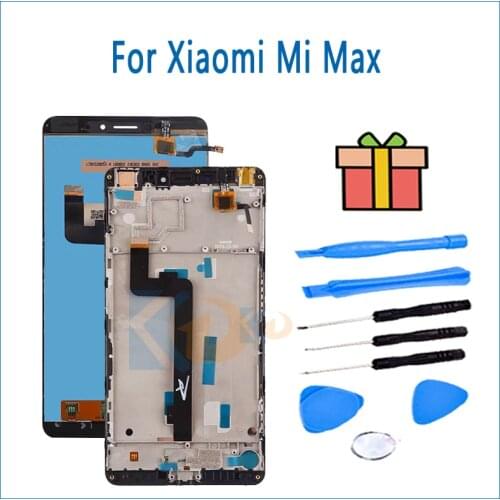 For Xiaomi Mi MAX LCD Screen Display With Frame+Touch Panel Digitizer For Xiaomi MIMAX Mi Max Display Frame