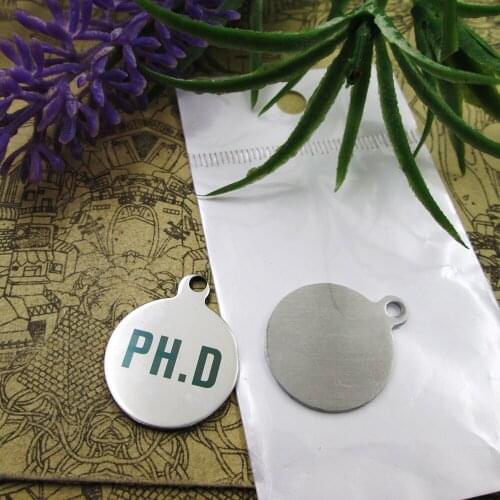 10pcs--"PH.D"stainless steel charms5 styles for choosing DIY Charms for necklace bracelets
