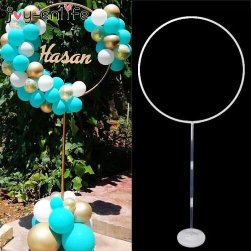 163cm Circle Balloon Arch Ballon Stand Balloons Hoop Holder Birthday Party Decorations Wedding Balloon Baby Shower Ballon Decor
