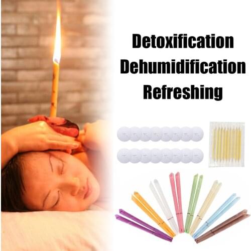 Aromatherapy Ear Candle Quiet Bergamot Horn With Plug Ear Maintenance Safe and Healthy Household @LS