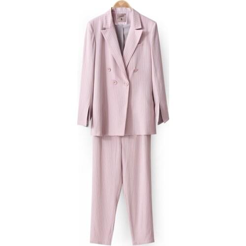 Bella Philosophy Women's Trouser Suits With Stripes