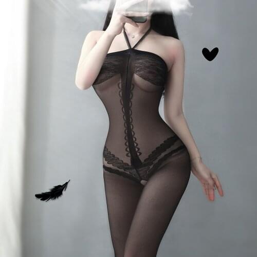Plus size Bodystocking Women sexy lingerie hot erotic Crotchless Lingerie Babydoll Porn Underwear Lenceria Erotica Sexy Costumes