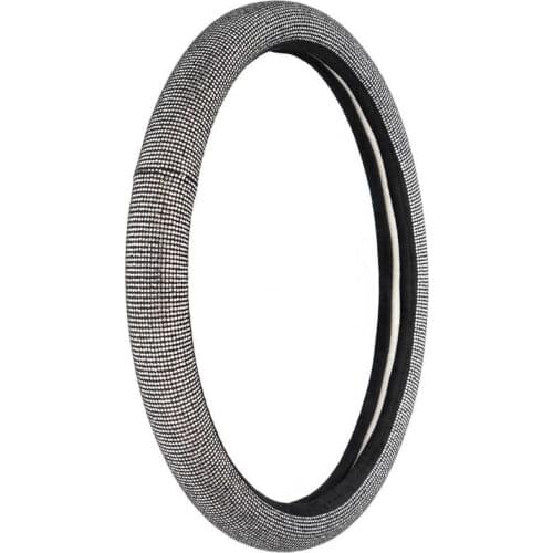 Car cover heater Steering Wheel Cover Rhinestone Artificial Leather Universal 14.5‑15in Decoration for Woman Girl