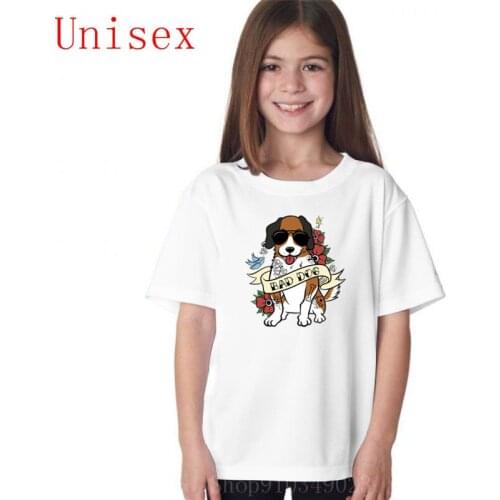 Saint Bernard Bad Dog childrens clothes tops for girls shirts for teenage girls kids clothes girls 8 to 12 kids tshirts boys
