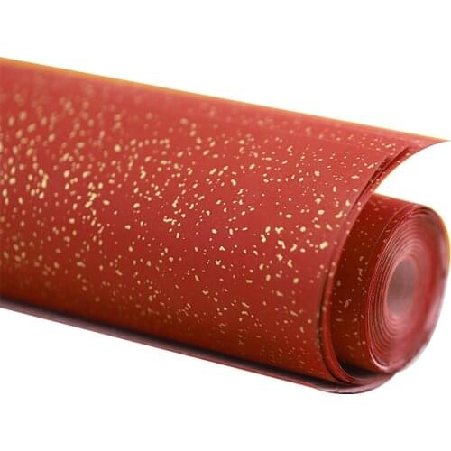 Chinese Gold Foil Rice Paper Handmade 10sheets Small Regular Script Brush Calligraphy Half Ripe Rice Paper Batik Xuan Paper