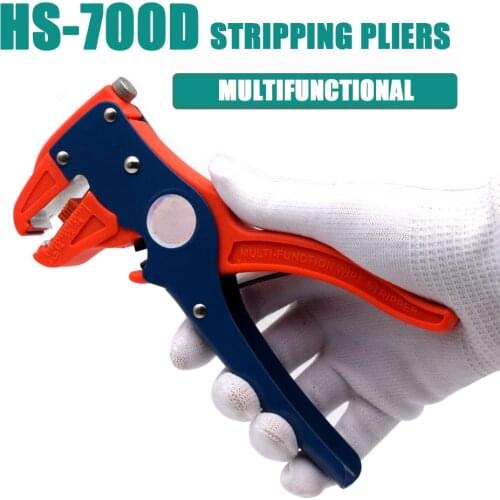 23-10AWG 0.25-6.0mm Multi Functional Stripping Pliers Automatic Cutter Cable Scissors Wire Stripper Tool Multitool Precision