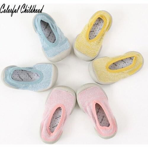 Spring New Toddler Baby Girl and Boy Anti-slip Soft-soled Shoes Baby Indoor Shoes Outdoor Rubber Bottom Infant shoes socks